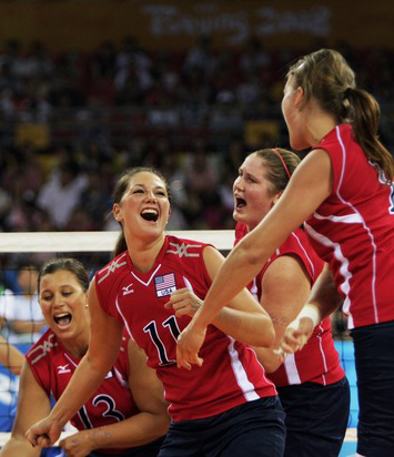 USA women's Sitting Volleyball team