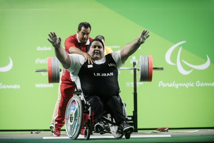 Siamand Rahman of Iran made history at the Rio 2016 Paralympic Games by becoming the first athlete to lift over 300 kg.