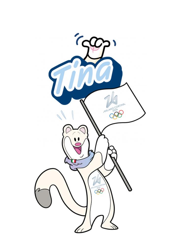 The mascot of the Milano Cortina 2026 Olympic Games 