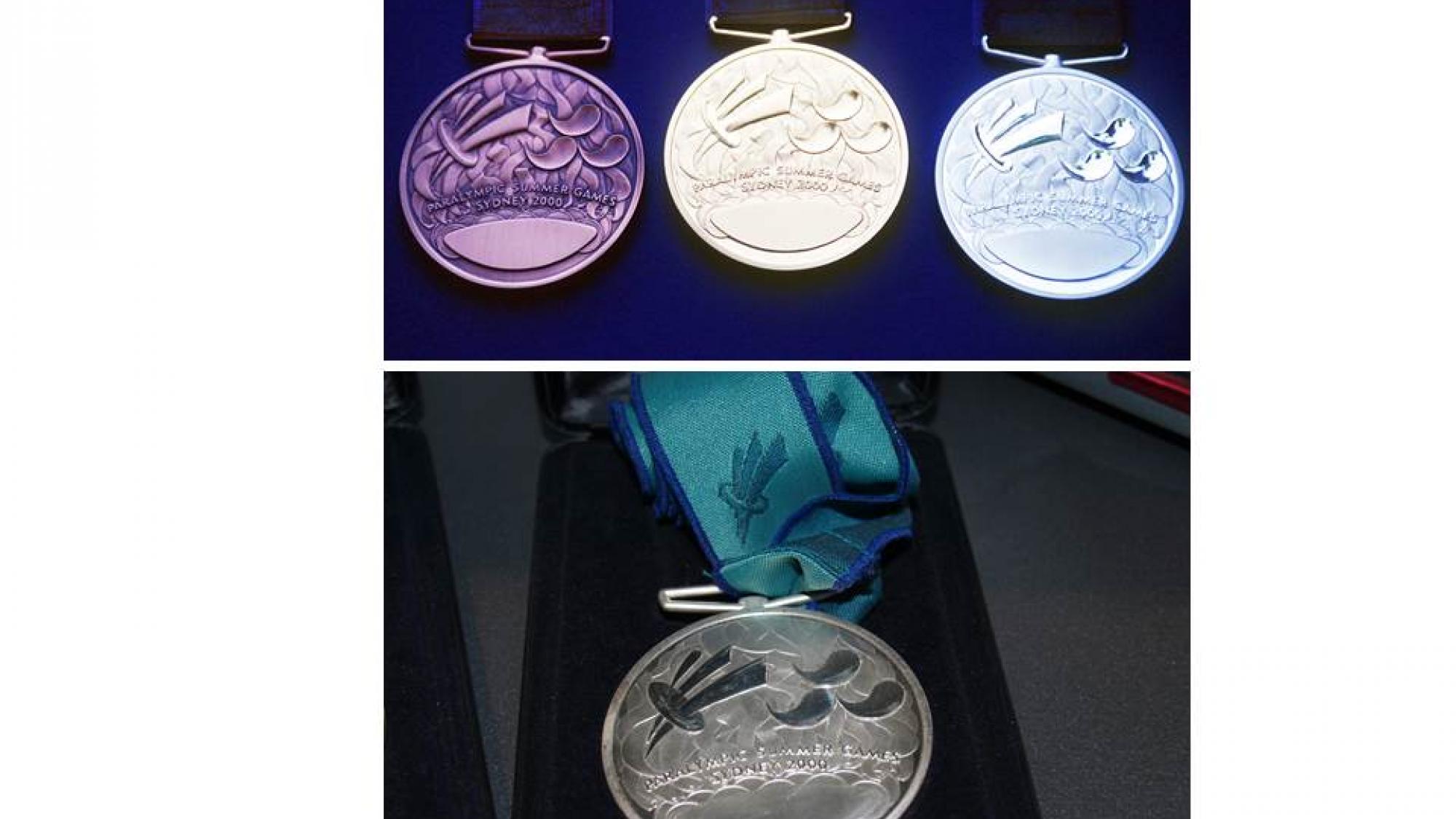 The medals of the Sydney 2000 Paralympic Games