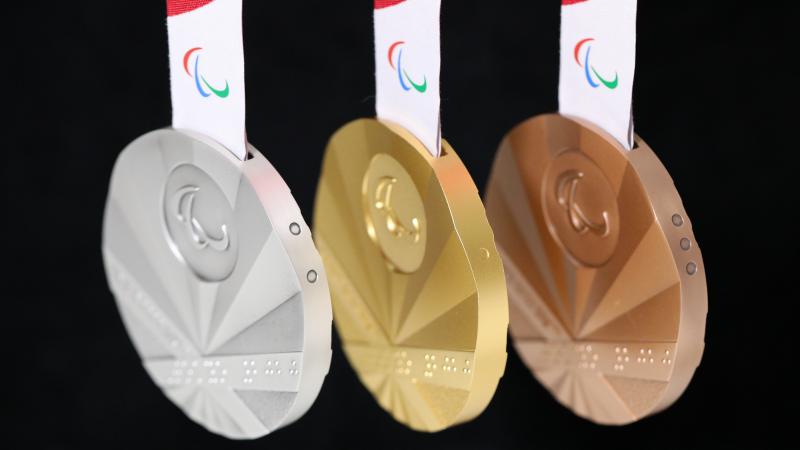 The medals for the Tokyo 2020 Paralympic Games