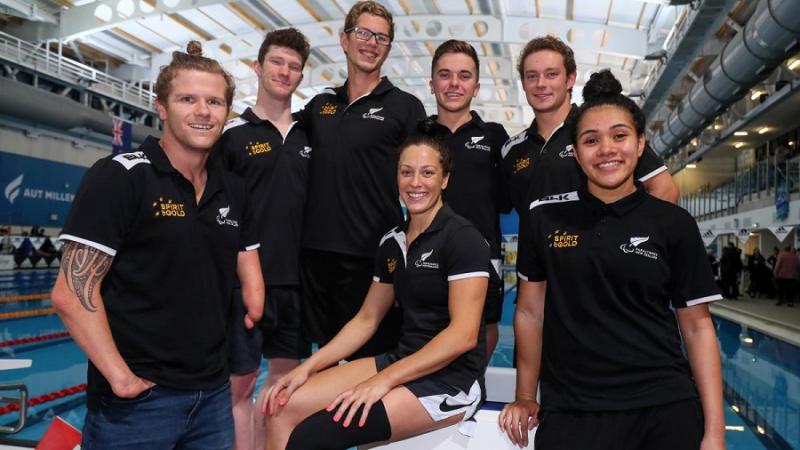 New Zealand swimming team