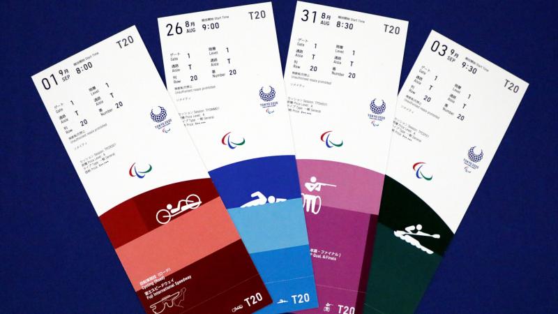 Paralympic ticket  designs