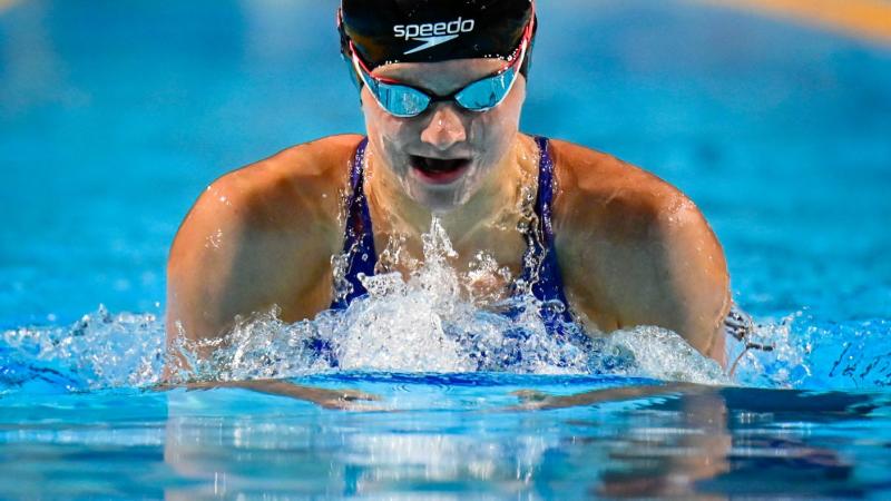 An athlete in action