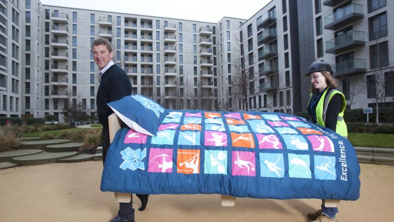 London 2012 begins 'bedding in' at Olympic Village 6 months ahead of the Games