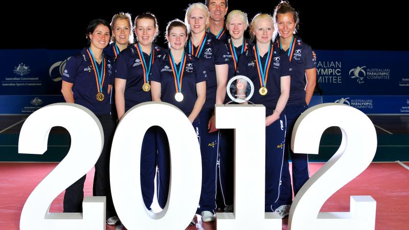 Australian women's Goalball team
