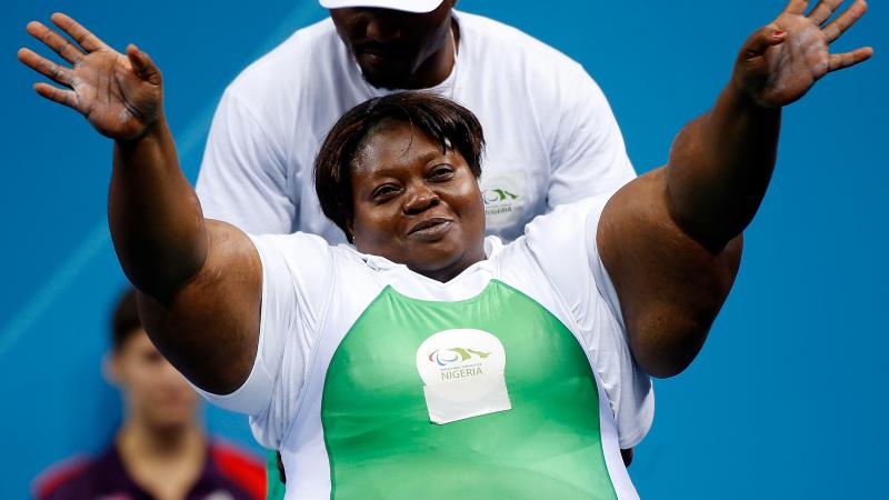 Nigerian powerlifter Grace Anozie