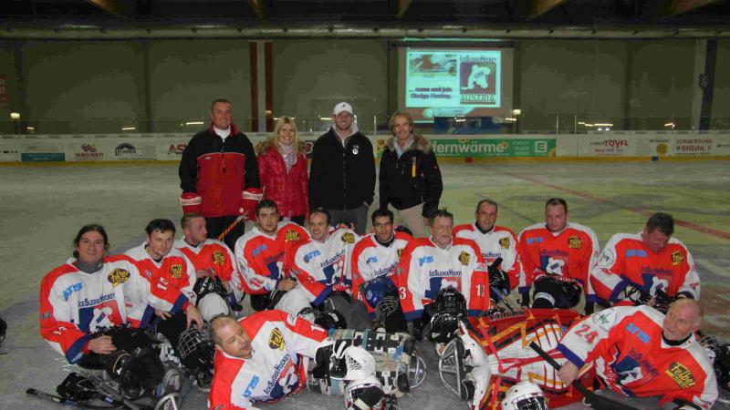 Austria's ice sledge hockey team