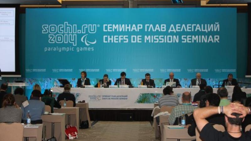 Sochi 2014 Chefs de Mission Seminar