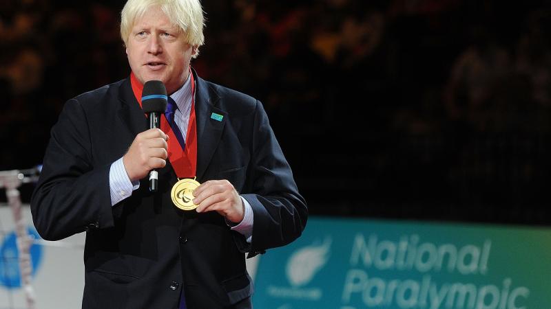 Boris Johnson Paralympic Order