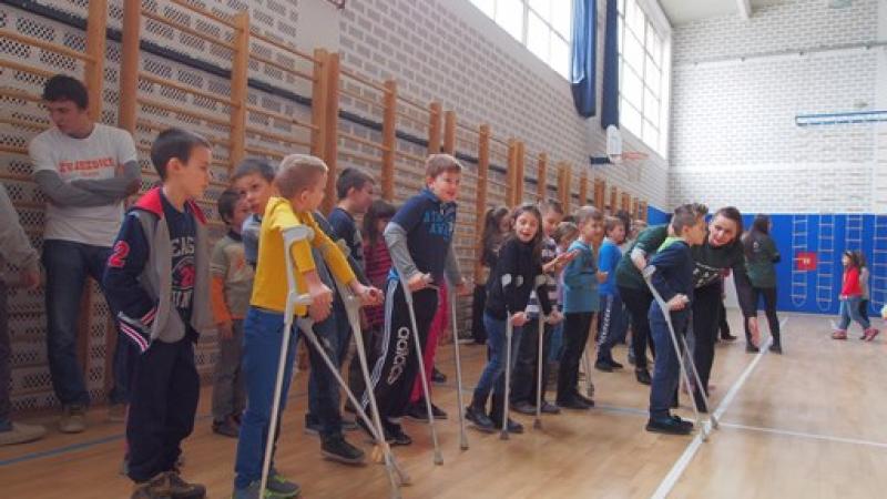 Paralympic school day in Croatia