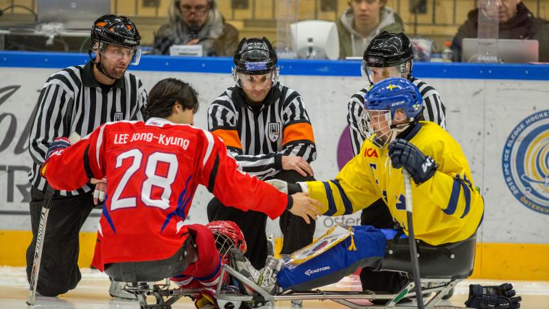 South Korea struck gold on Saturday (21 March) at the IPC Ice Sledge Hockey World Championships B-Pool by beating Sweden, 4-2