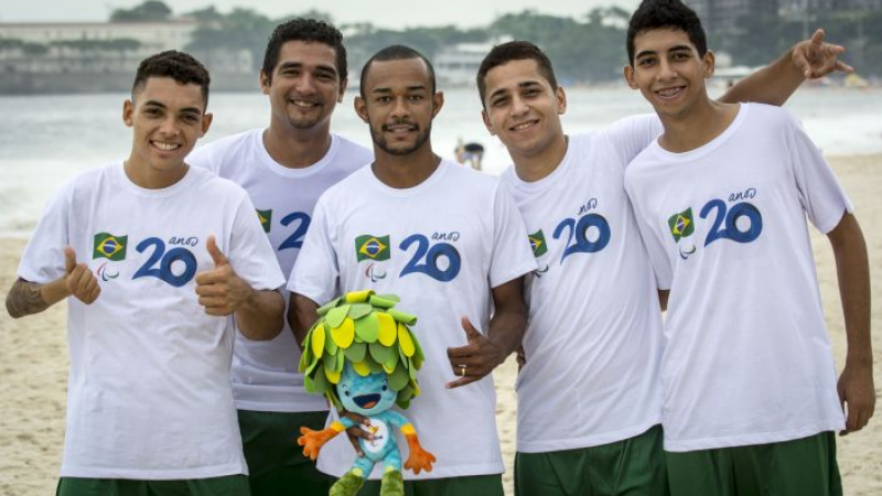 Brazil’s Paralympic footballers