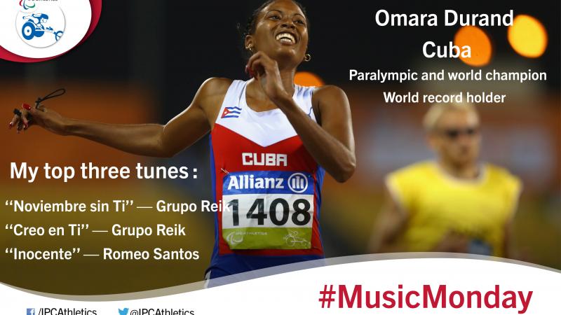 The world’s fastest female Paralympian shares her three favourite songs