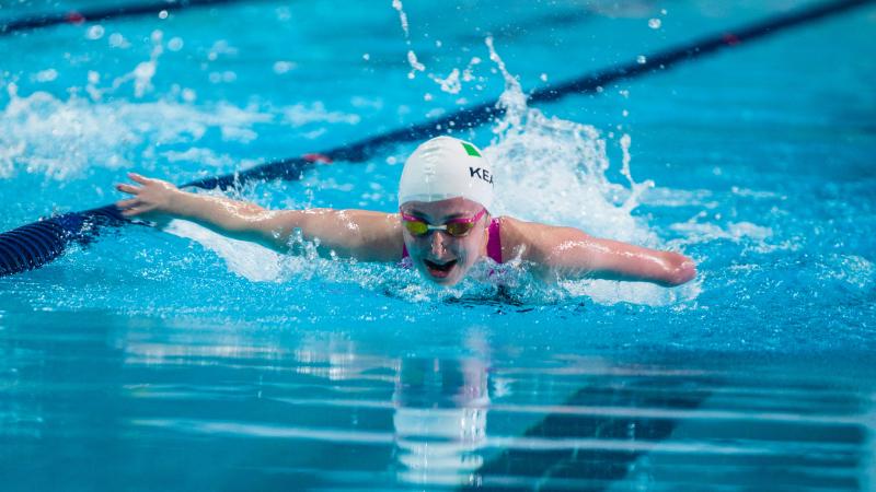 Ellen Keane of Ireland competes at the 2016 IPC Swimming European Open Championships in Funchal, Portugal.