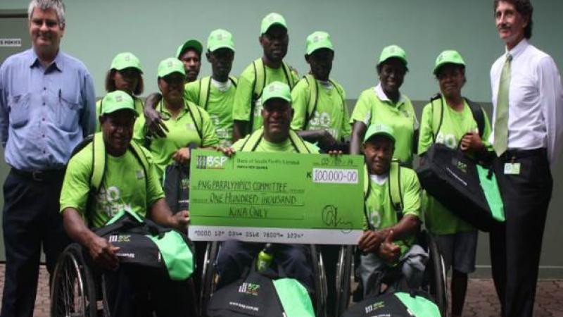 PNG Paralympic Committee partnership with Bank South Pacific (BSP)