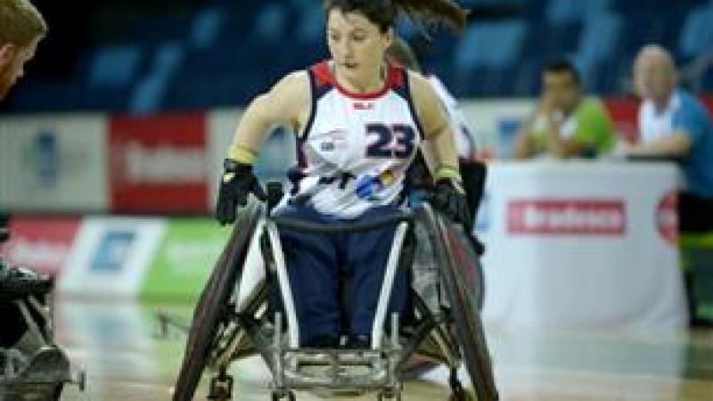 Coral Batey is not fazed by being the only woman in the Great Britain squad. 