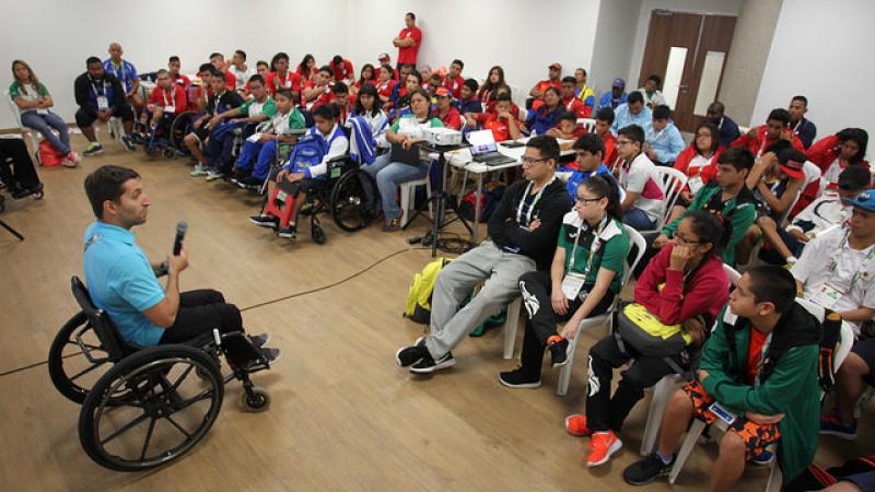 Young Para athletes gather for training sessions that will help their future careers.