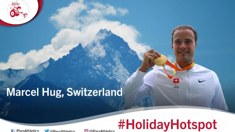 Holiday hotspot with Switzerland’s Marcel Hug