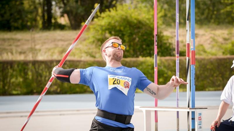 Helgi Sveinsson broke his own javelin F42 world record at the 2017 World Para Athletics Grand Prix in Italy.