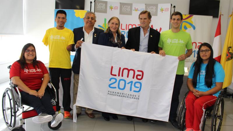 Lima 2019 ambassadors - Pilar Jauregui, Maria de Jesus Trujillo, Pedro de Vinatea and Efrain Sotacuro