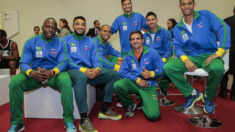 Members of the Brazil team for World Para Athletics Championships 