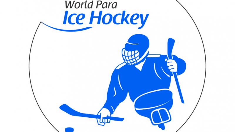 The official logo of World Para ice hockey