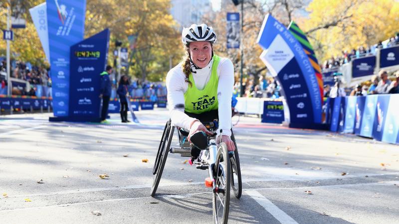 US wheelchair racer Tatyana McFadden