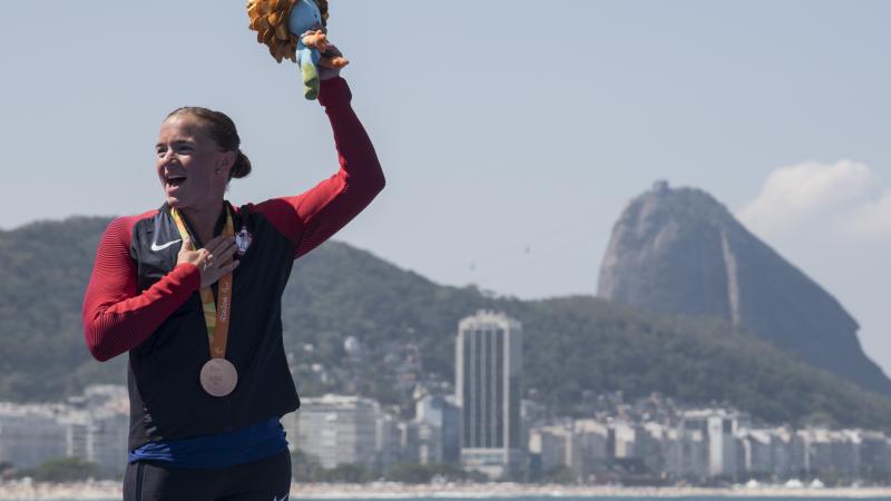 Melissa Stockwell won bronze at the Rio 2016 Paralympic Games