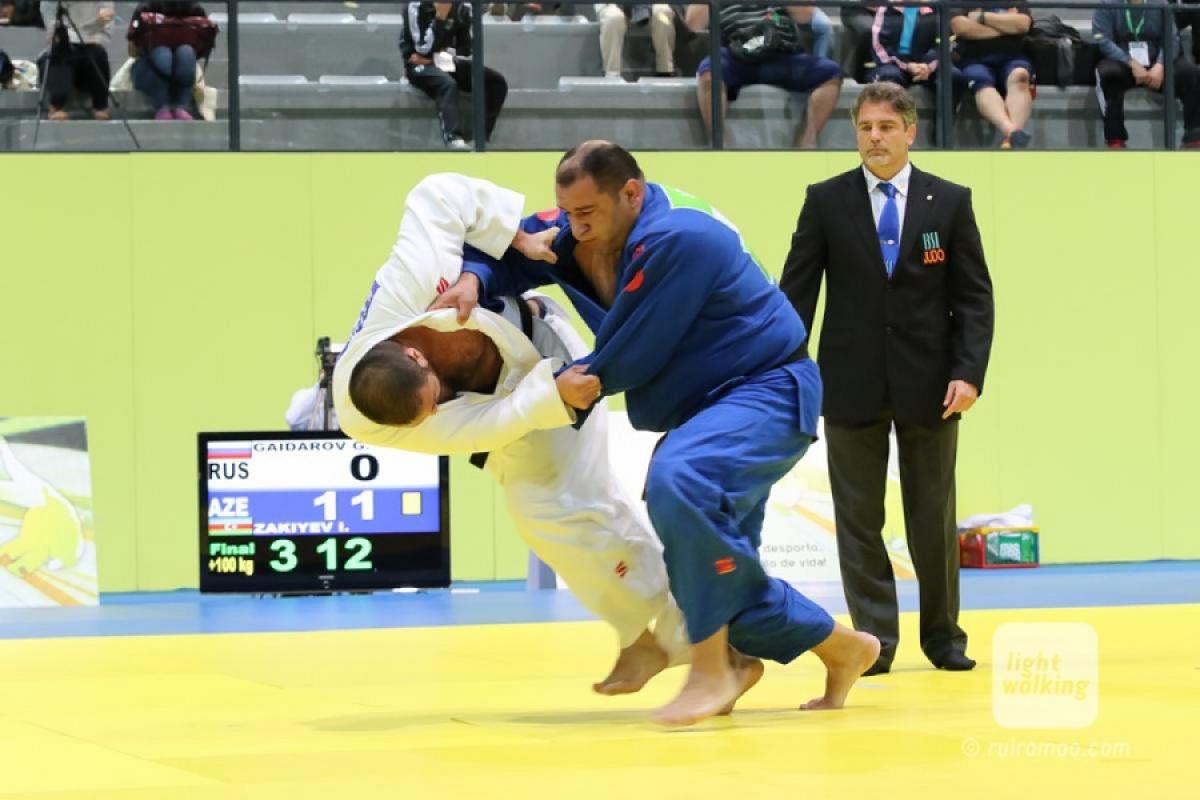 Azerbaijan’s Ilham Zakiyev conceded the final match at the 2015 IBSA European Judo Championships to Russia’s Abdula Kurmagomedov.