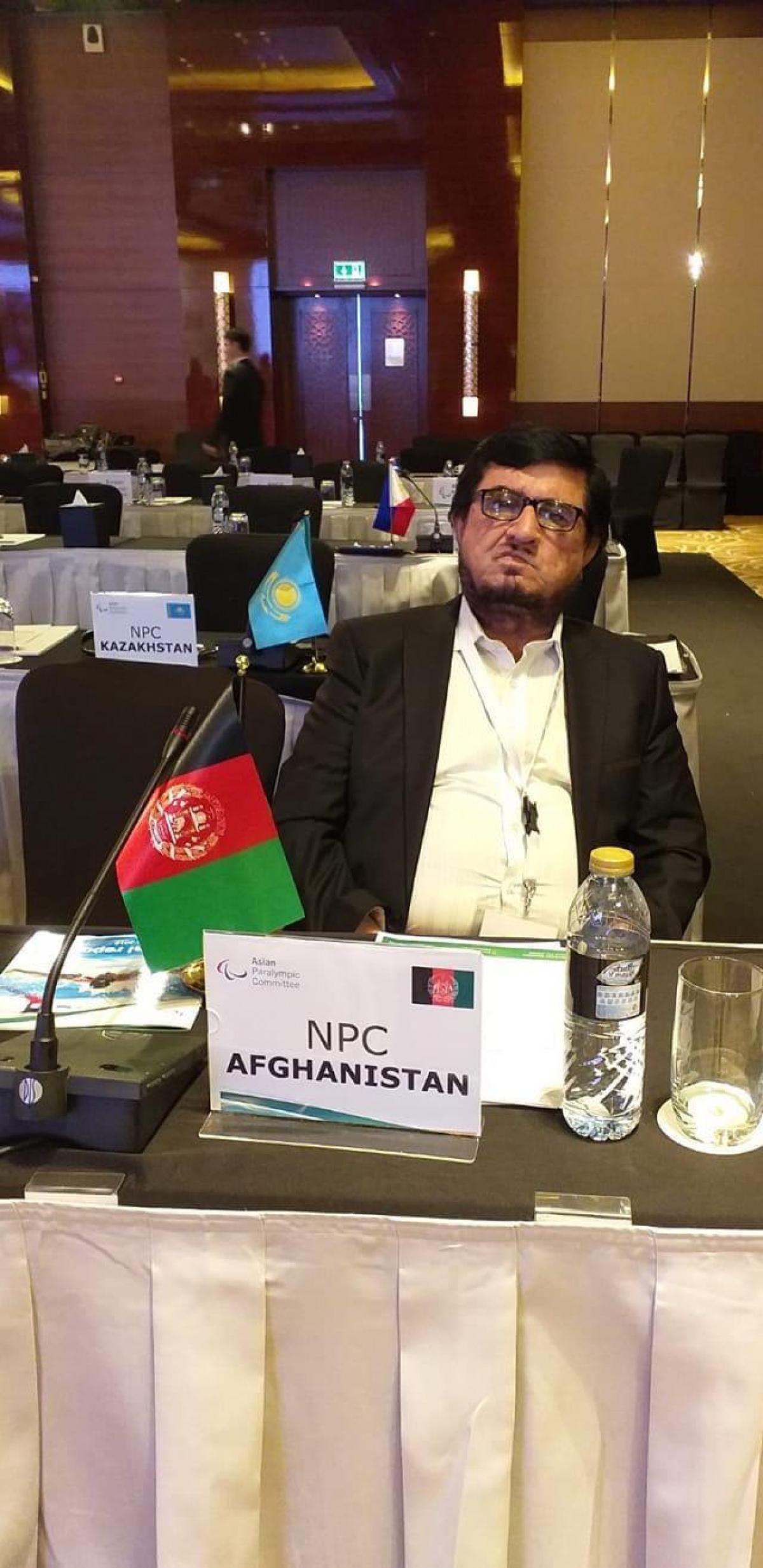 NPC Afghanistan President Amir Mahmoud Mahmoudi