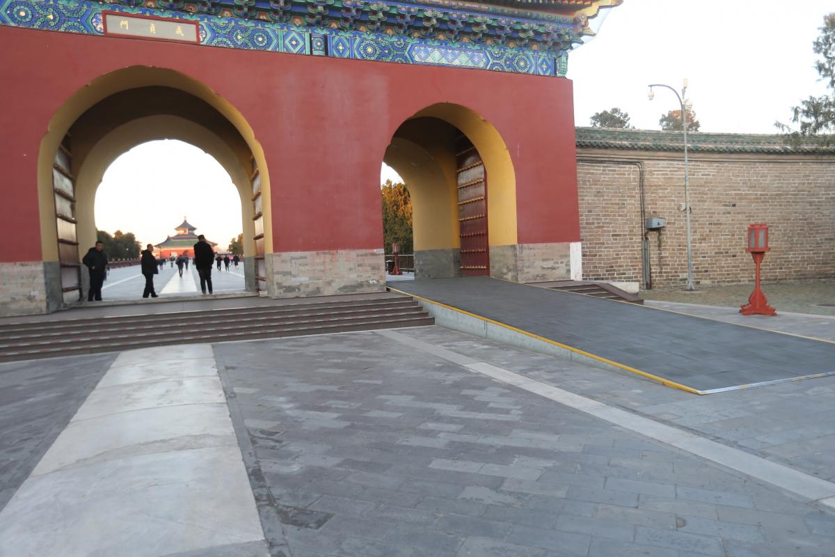 The historic landmarks in Beijing have been made accessible ahead of the Beijing 2022 Paralympic Winter Games.