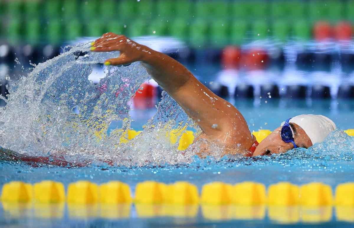 Colombia’s Sara Vargas claimed the 100m freestyle S6 gold medal in the World Championships in Madeira last year.