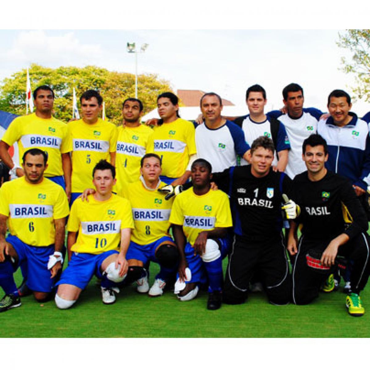 Photography Brazil’s Football 5-a-Side Team