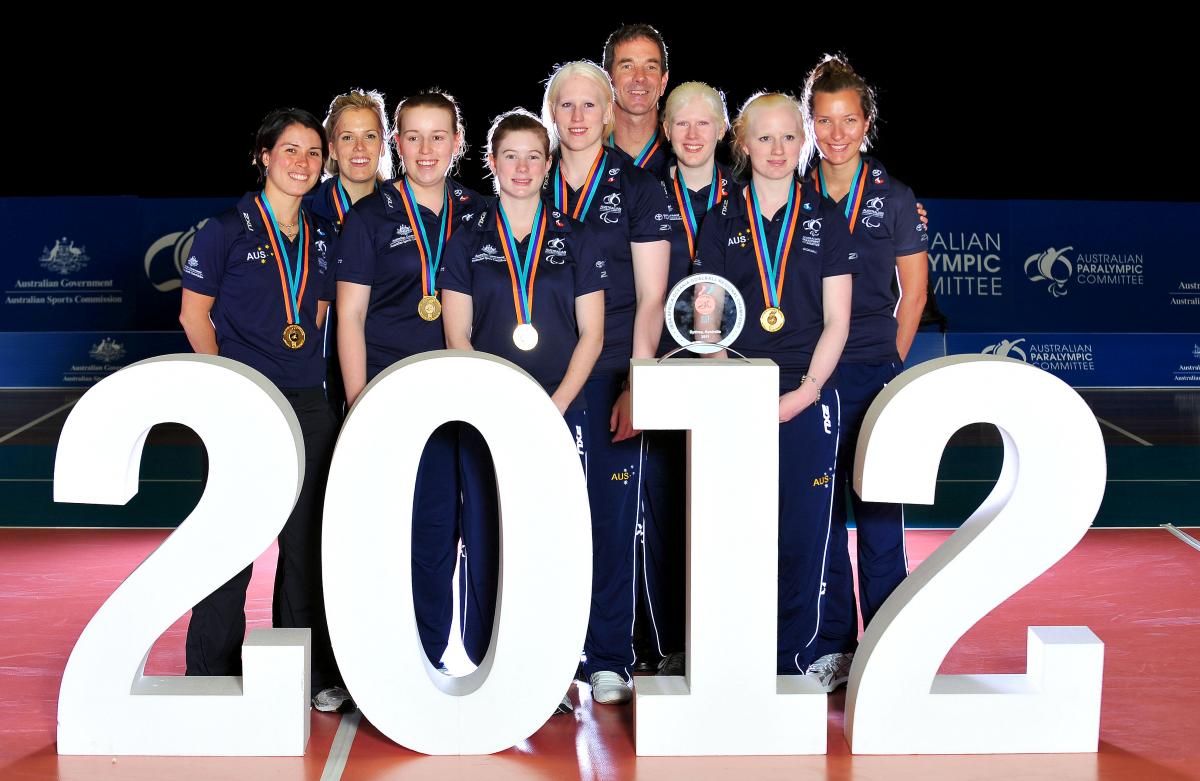 Australian women's Goalball team Australian women's Goalball team
