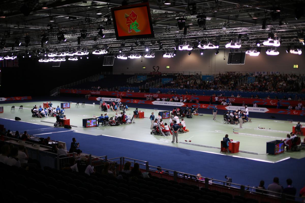 Boccia at the London 2012 games Boccia at the London 2012 games