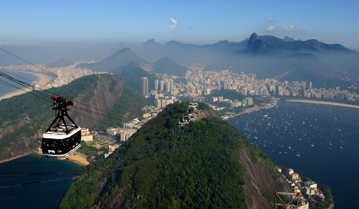 Rio city view A stunning view of Rio from Sugar Loaf Mountain