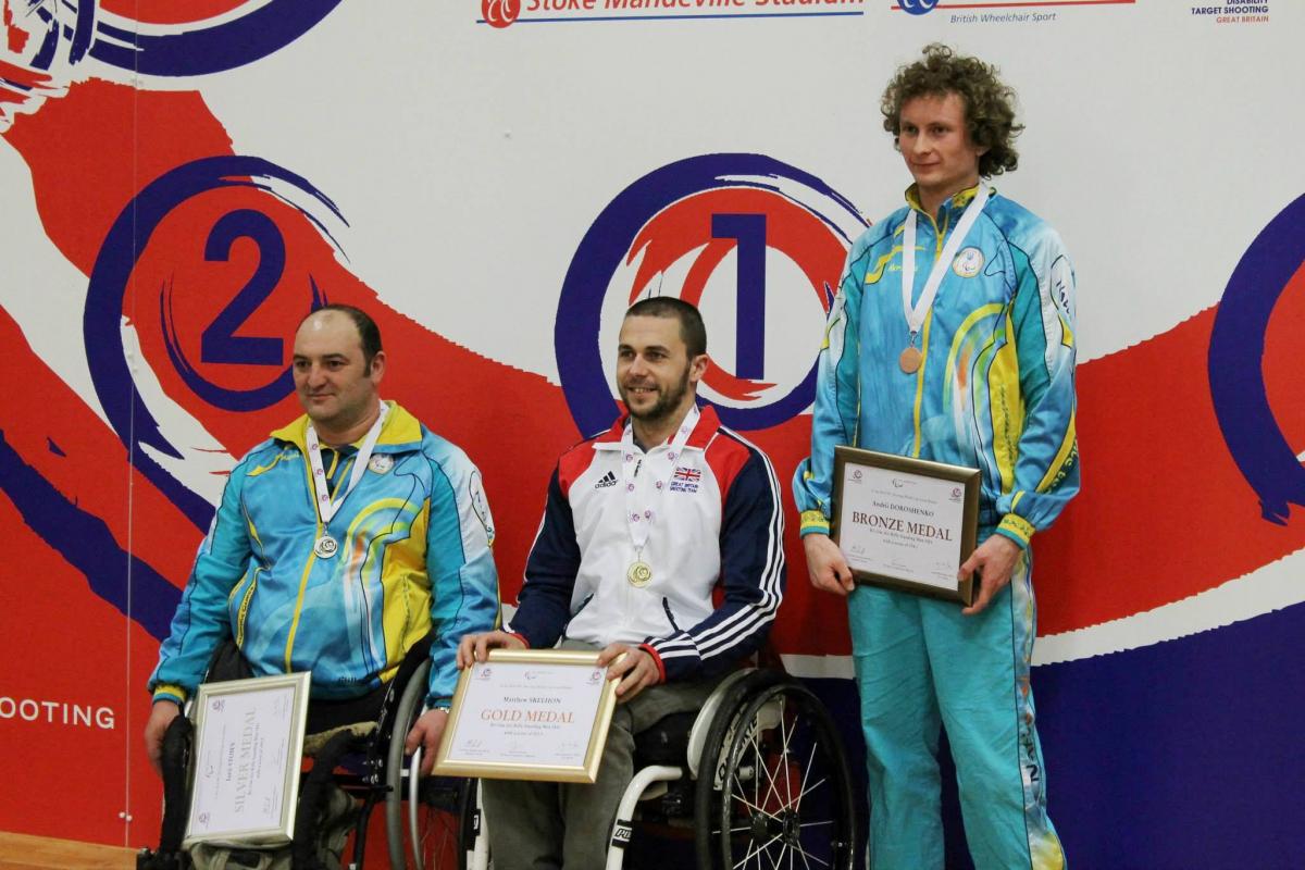 Matt Skelhon, Iurii Stoiev and Andrii Doroshenko
