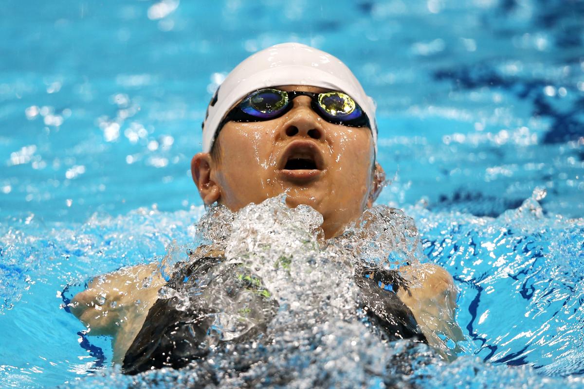 China's Dong Lu won 100m backstroke S6 gold and both London 2012 and Montreal 2013.