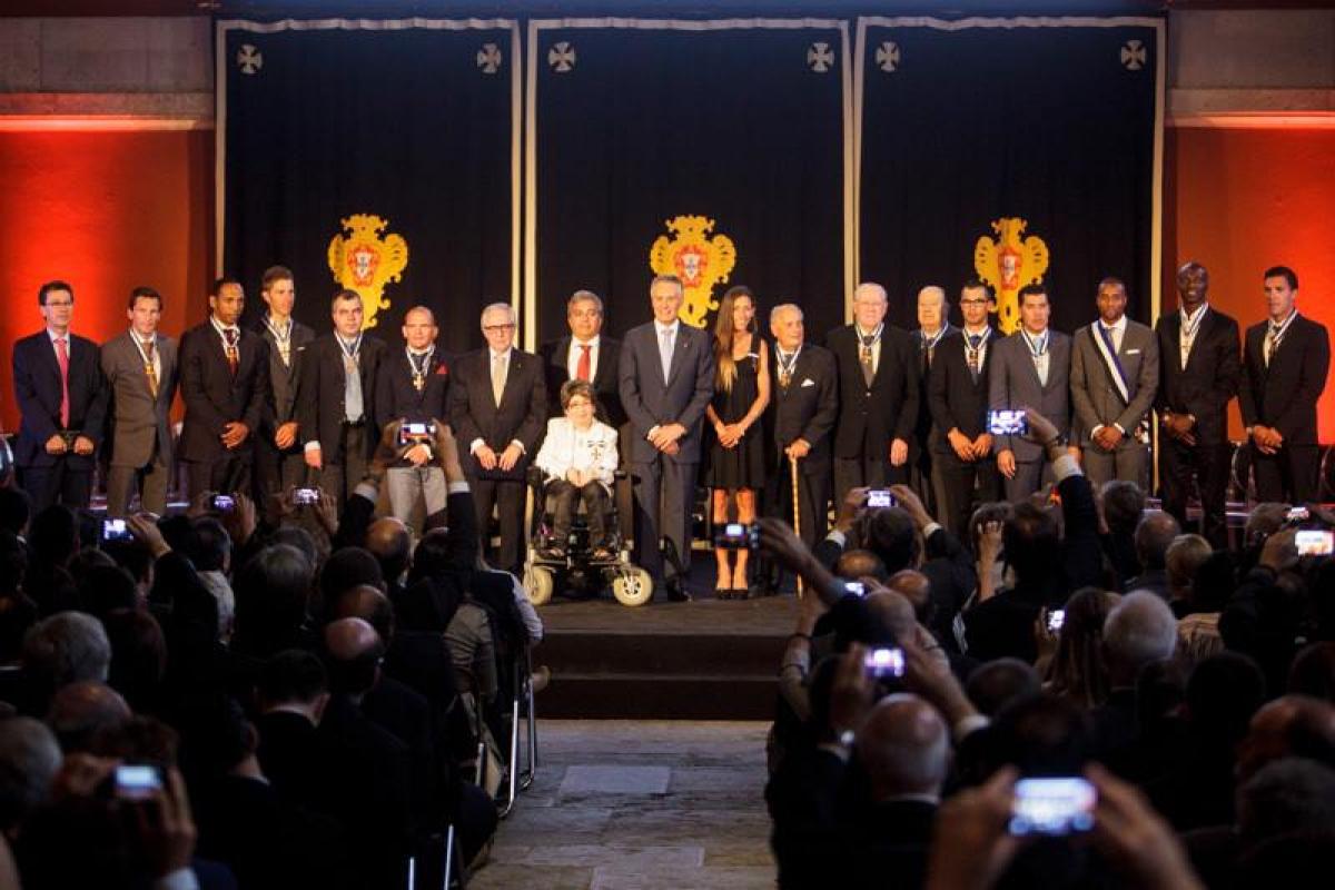 President of Portugal honours Portuguese Paralympians