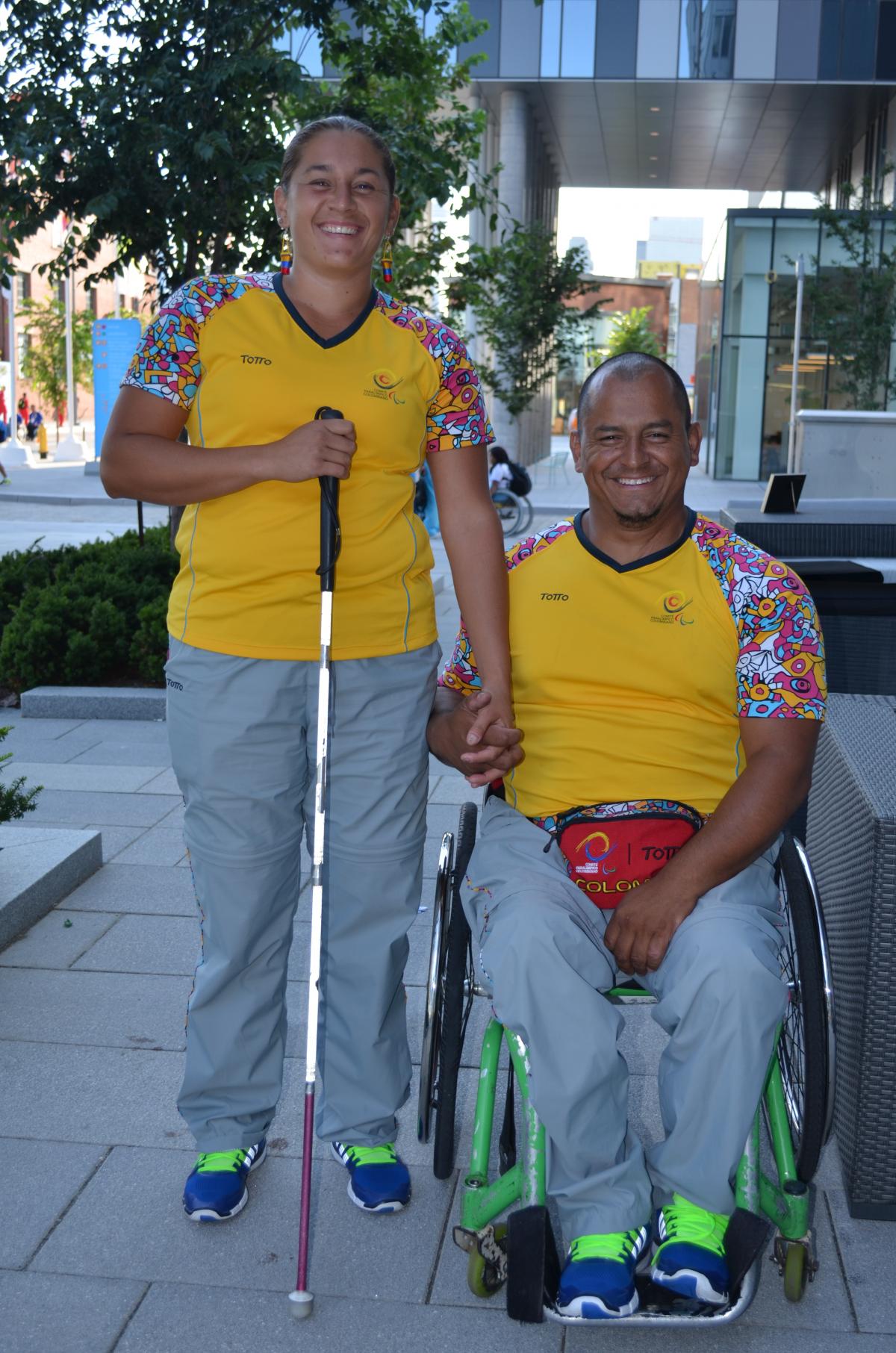 Husband and wife Joe Gonzalez Betancur and Yesenia Restrepo Muñoz will compete for Colombia in athletics at Toronto 2015.