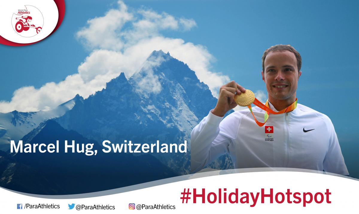 Holiday hotspot with Switzerland’s Marcel Hug