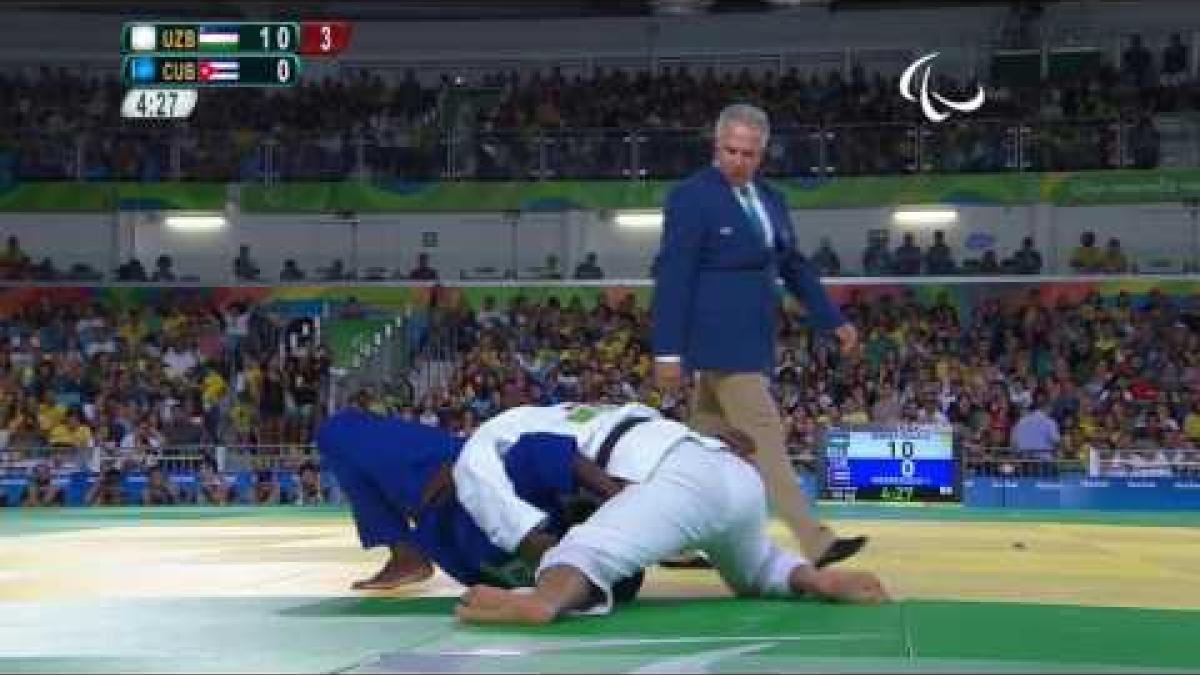 Judo | Uzbekistan v Cuba | Men's -90 kg Bronze Medal Contest B | Rio 2016 Paralympic Games
