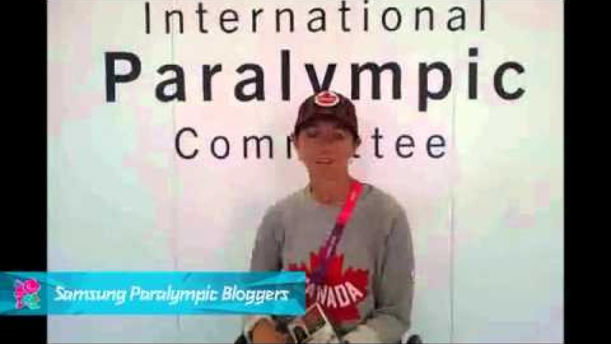Michelle Stilwell - My first video blog, Paralympics 2012