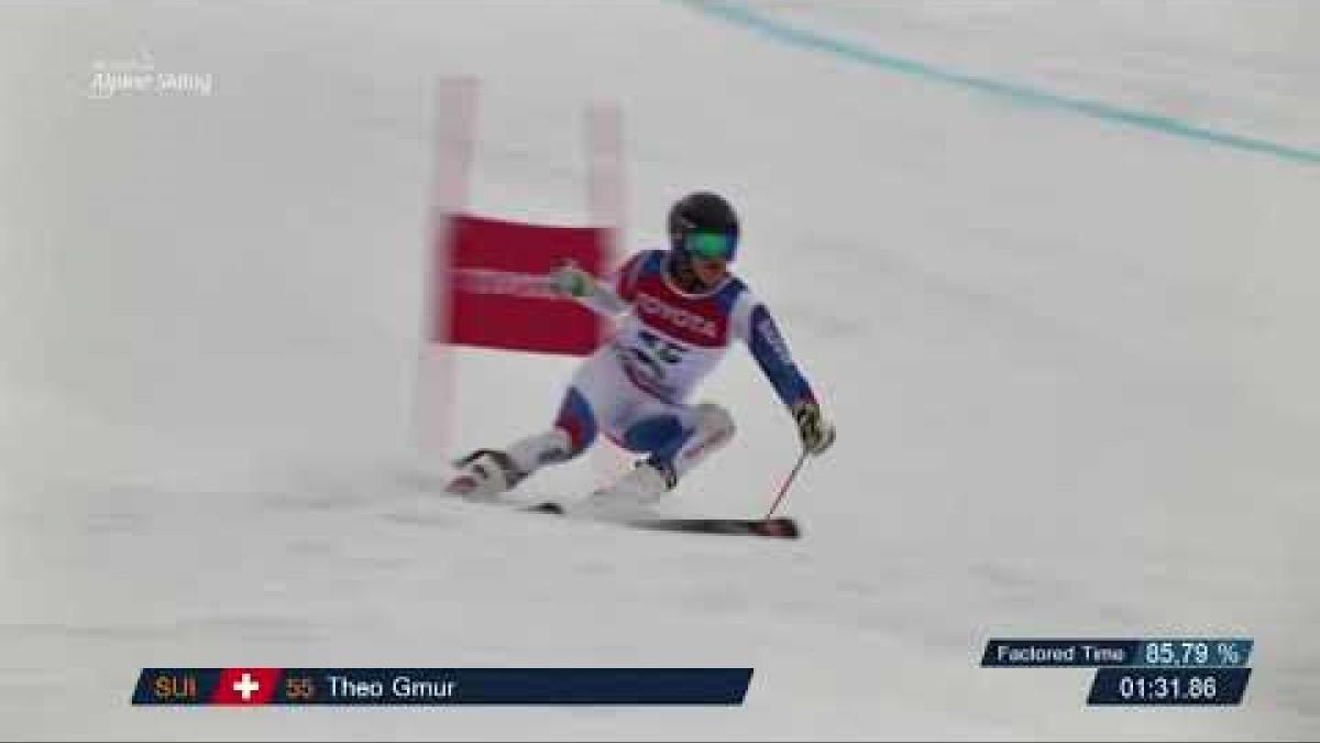 Theo Gmur - 1st Men's Giant Slalom Standing - Vaysonnaz
