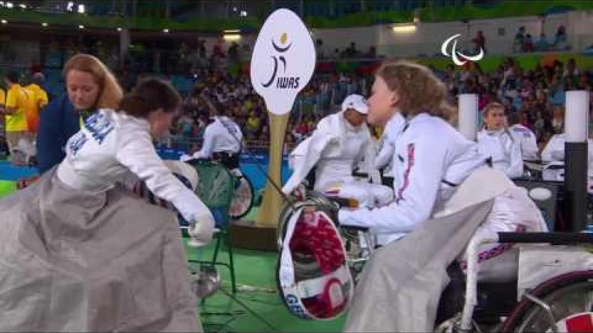 Day 6 morning | Wheelchair fencing highlights | Rio 2016 Paralympic Games