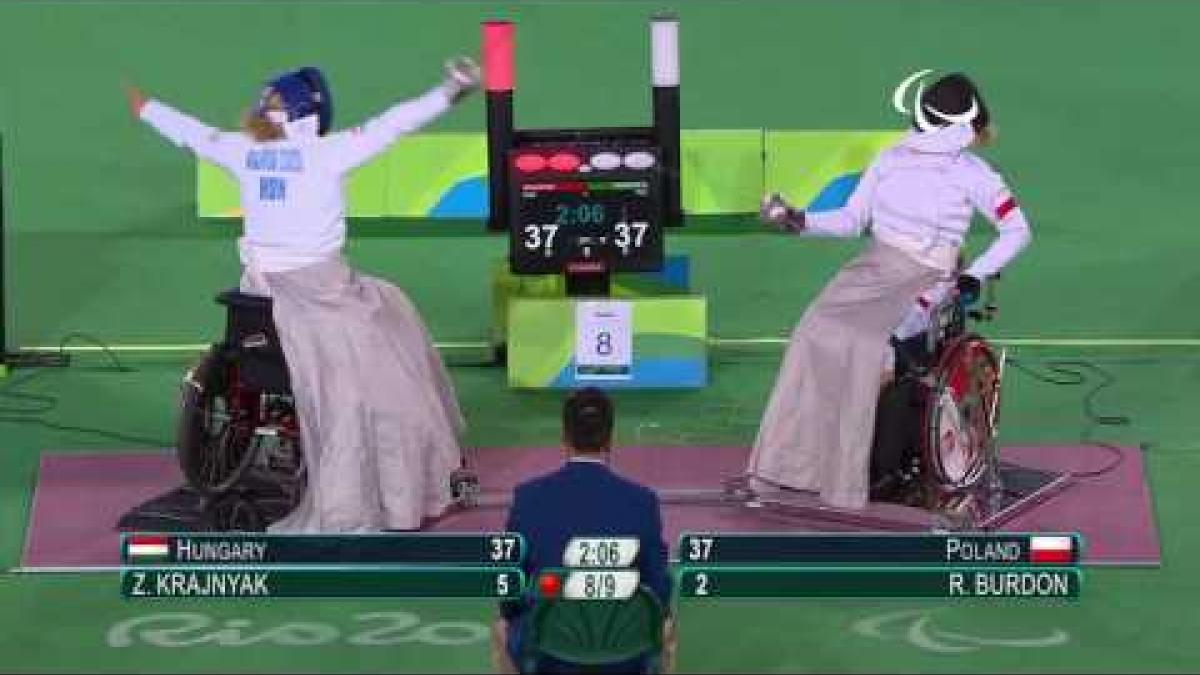 Day 8 evening | Wheelchair fencing highlights | Rio 2016 Paralympics games