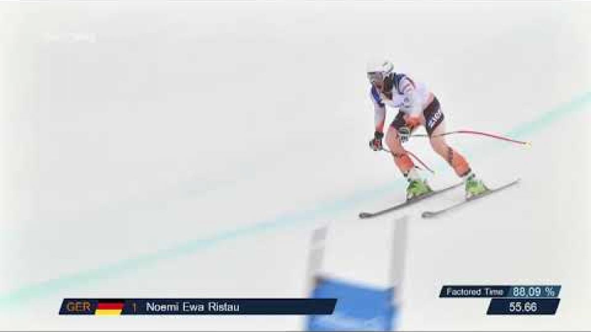 Noemi Ewa Risau wins women's super-G VI | 2018 World Para Alpine Skiing World Cup