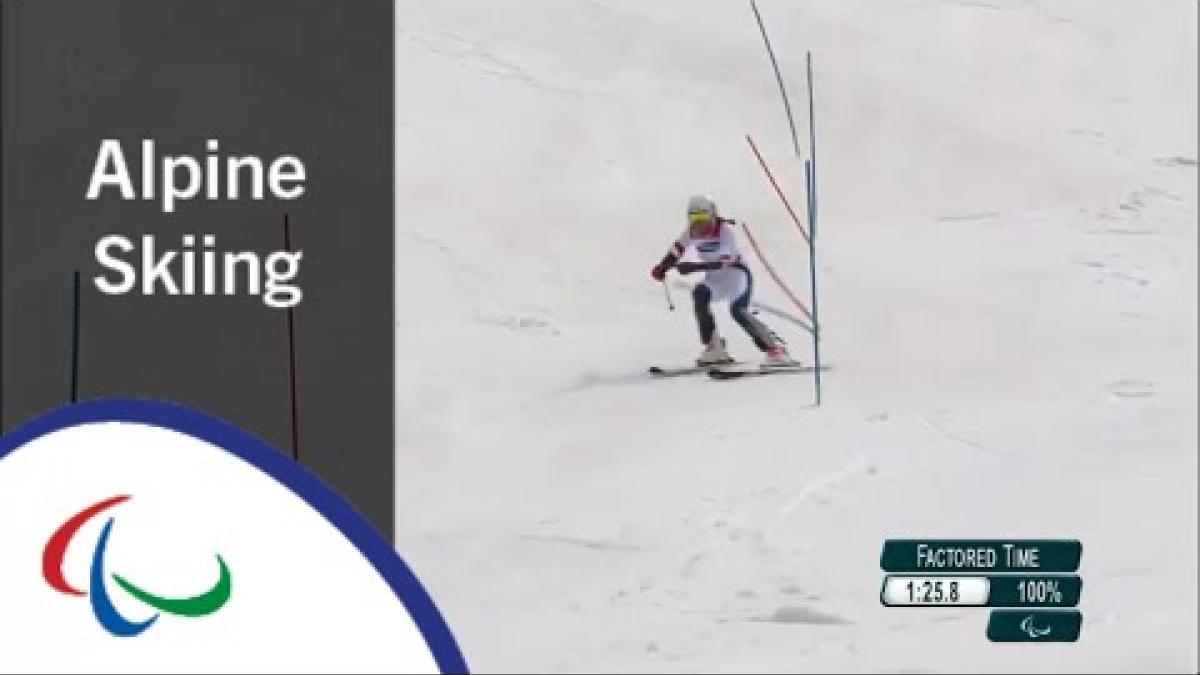 Marie BOCHET| Women's Slalom Runs 1&2 |Alpine Skiing | PyeongChang2018 Paralympic Winter Games