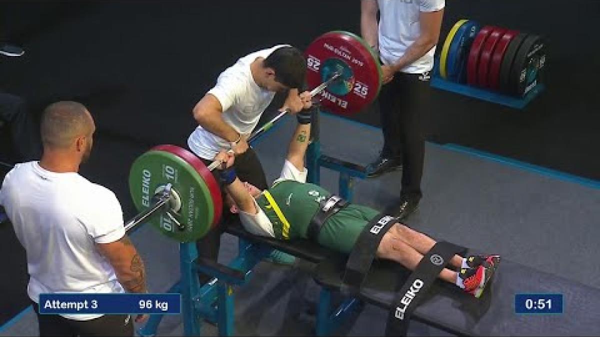 Marcos Gabriel Cruzato | Brazil | Para Powerlifting Junior World Championships